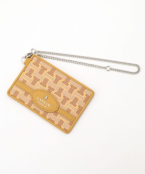 LANVIN COLLECTION(バッグ・財布小物) / ランバンコレクション(バッグ・サイフコモノ) カードケース・名刺入れ・定期入れ | 【フェリアクルールパース】パスケース（イエロー）