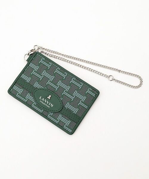 LANVIN COLLECTION(バッグ・財布小物) / ランバンコレクション(バッグ・サイフコモノ) カードケース・名刺入れ・定期入れ | 【フェリアクルールパース】パスケース（グリーン）