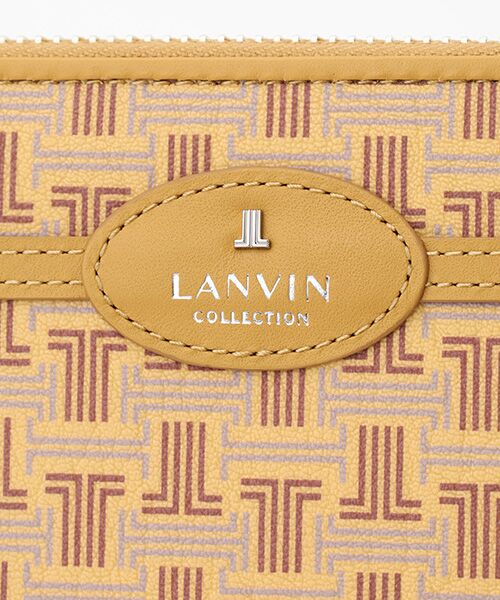 LANVIN COLLECTION(バッグ・財布小物) / ランバンコレクション(バッグ・サイフコモノ) 財布・コインケース・マネークリップ | 【フェリアクルールパース】ラウンドファスナー長財布  | 詳細5