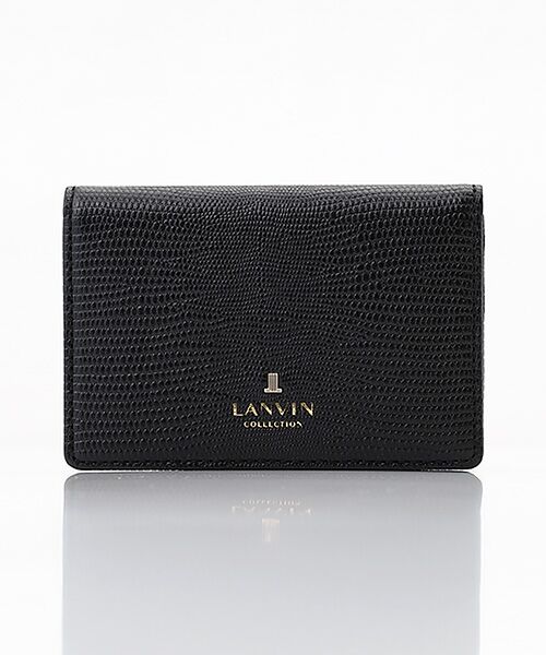LANVIN COLLECTION(バッグ・財布小物) / ランバンコレクション(バッグ・サイフコモノ) カードケース・名刺入れ・定期入れ | 【レザールパース】カードケース（ブラック）