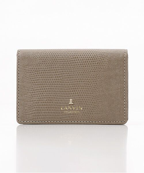 LANVIN COLLECTION(バッグ・財布小物) / ランバンコレクション(バッグ・サイフコモノ) カードケース・名刺入れ・定期入れ | 【レザールパース】カードケース（グレージュ）