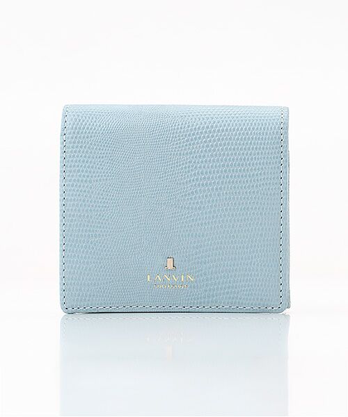 LANVIN COLLECTION(バッグ・財布小物) / ランバンコレクション(バッグ・サイフコモノ) 財布・コインケース・マネークリップ | 【レザールパース】二つ折りBOX財布（スカイブルー）