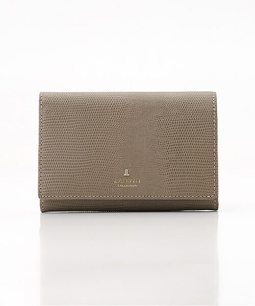 LANVIN COLLECTION(バッグ・財布小物) / ランバンコレクション(バッグ・サイフコモノ) 財布・コインケース・マネークリップ | 【レザールパース】二つ折り財布（グレージュ）