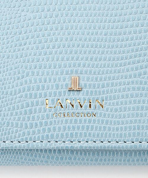 LANVIN COLLECTION(バッグ・財布小物) / ランバンコレクション(バッグ・サイフコモノ) 財布・コインケース・マネークリップ | 【レザールパース】  かぶせ式薄型長財布 | 詳細4