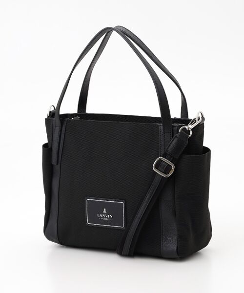LANVIN COLLECTION(バッグ・財布小物) / ランバンコレクション(バッグ・サイフコモノ) ハンドバッグ | 【ジュリエットバッグ】2WAYハンドバッグ（ブラック）