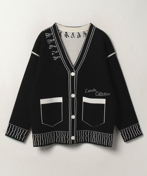 【セール】 トロンプルイユカーディガン （カーディガン・ボレロ）｜LANVIN COLLECTION / ランバン コレクション ファッション通販  タカシマヤファッションスクエア