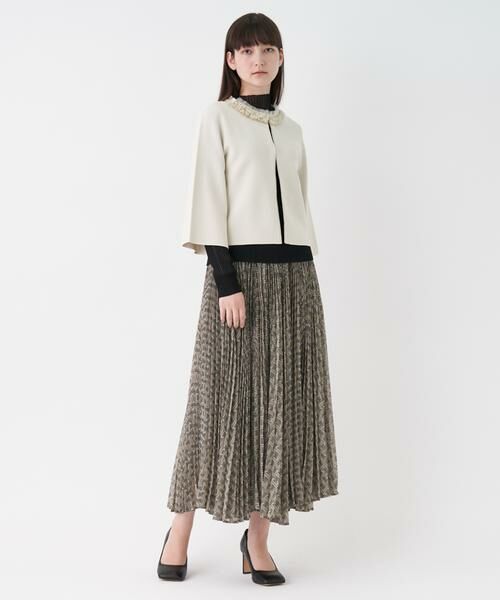 【大型配送】LANVIN COLLECTION のプリーツスカート　size38 スカート