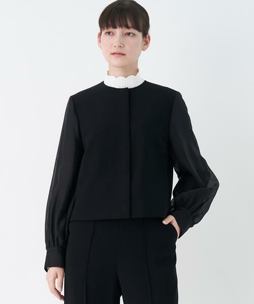 LANVIN COLLECTION / ランバン コレクション ノーカラージャケット | ノーカラージャケット | 詳細5