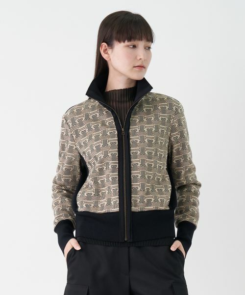 LANVIN COLLECTION / ランバン コレクション テーラードジャケット | ロゴジャカードジャケット | 詳細1