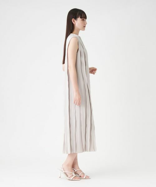 LANVIN COLLECTION / ランバン コレクション ドレス | グログランバックサテンドレス | 詳細10