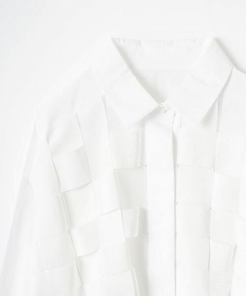 LANVIN COLLECTION / ランバン コレクション シャツ・ブラウス | グログランチェックシャツブラウス | 詳細2