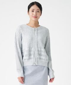 LANVIN COLLECTION / ランバン コレクション ニット・セーター | ロゴメッシュカーディガン