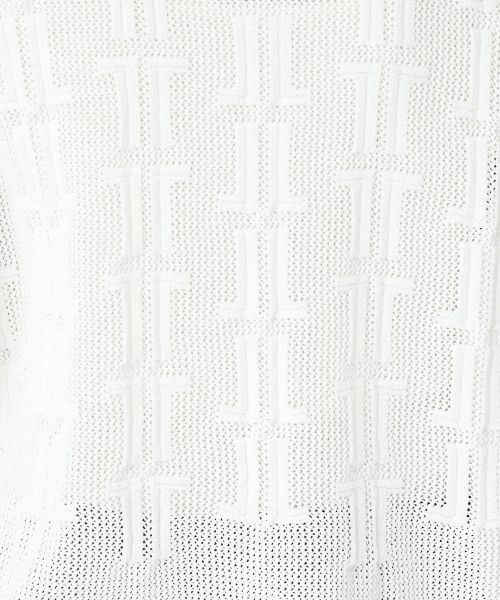 LANVIN COLLECTION / ランバン コレクション ニット・セーター | ロゴメッシュカーディガン | 詳細20