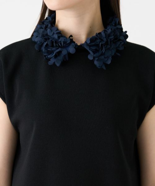 LANVIN COLLECTION / ランバン コレクション ドレス | ペタルモチーフニットワンピース | 詳細6