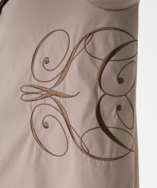 LANVIN COLLECTION / ランバン コレクション シャツ・ブラウス | ロゴ刺しゅうカラーシャツ | 詳細7