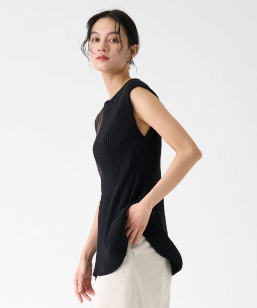 LANVIN COLLECTION / ランバン コレクション カットソー | アシンメトリードッキングカットソー | 詳細17
