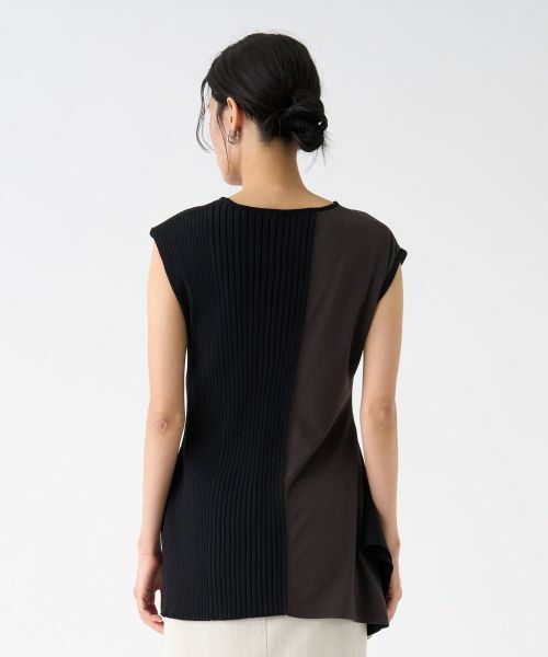 LANVIN COLLECTION / ランバン コレクション カットソー | アシンメトリードッキングカットソー | 詳細18