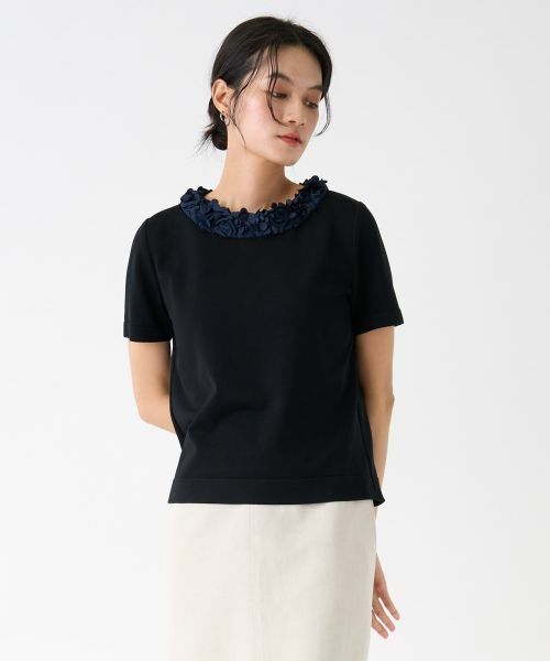 LANVIN COLLECTION / ランバン コレクション ファンシーヤーンニットプルオーバー ファンシーヤーンニットプルオーバー|LANVIN COLLECTION