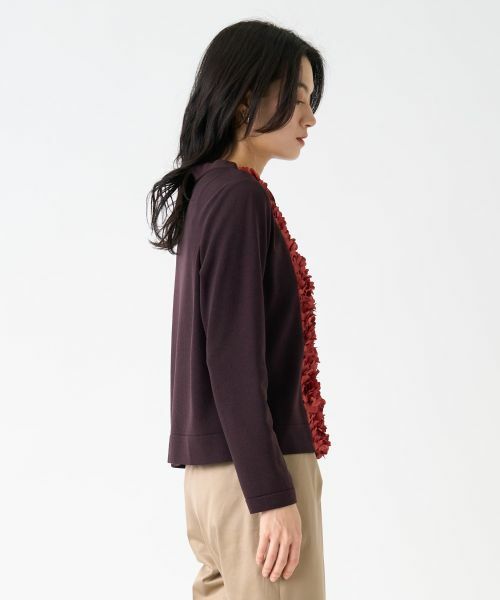 LANVIN COLLECTION / ランバン コレクション ニット・セーター | ペタルモチーフカーディガン | 詳細1