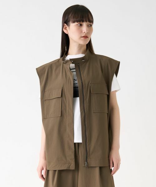 LANVIN COLLECTION / ランバン コレクション テーラードジャケット | ダブルジップベスト | 詳細1