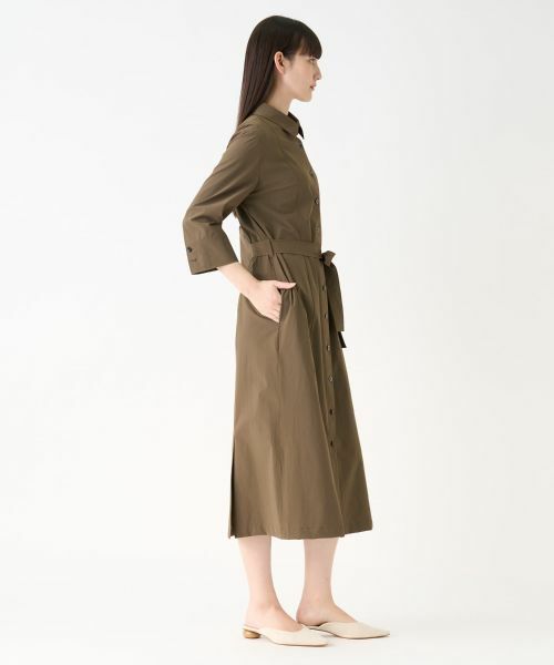 LANVIN COLLECTION / ランバン コレクション ドレス | ストレッチナイロンタフタワンピース | 詳細4