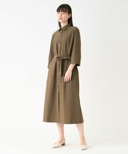 LANVIN COLLECTION / ランバン コレクション ドレス | ストレッチナイロンタフタワンピース | 詳細5