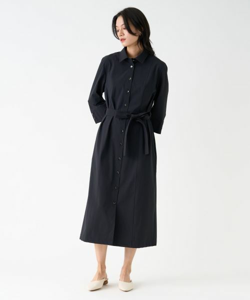 LANVIN COLLECTION / ランバン コレクション ドレス | ストレッチナイロンタフタワンピース | 詳細6