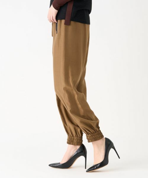 LANVIN COLLECTION / ランバン コレクション その他パンツ | キュプラシルクドロストパンツ | 詳細1