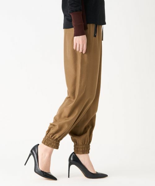 LANVIN COLLECTION / ランバン コレクション その他パンツ | キュプラシルクドロストパンツ | 詳細3