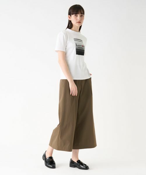 LANVIN COLLECTION / ランバン コレクション その他パンツ | ストレッチナイロンタフタフレアパンツ | 詳細5