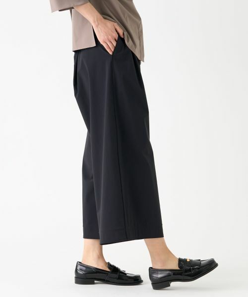 LANVIN COLLECTION / ランバン コレクション その他パンツ | ストレッチナイロンタフタフレアパンツ | 詳細9