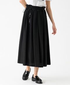 LANVIN COLLECTION / ランバン コレクション ロング・マキシ丈スカート | シルクブレンドギャザースカート