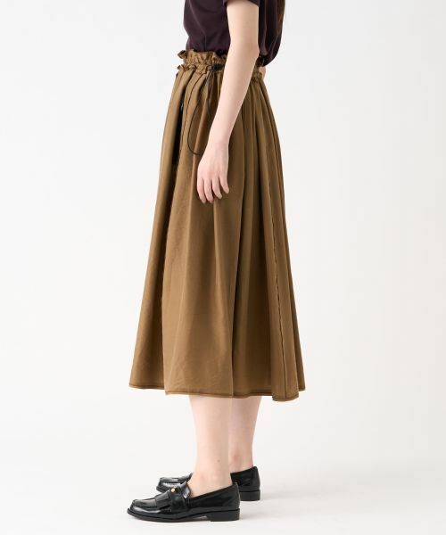 LANVIN COLLECTION / ランバン コレクション ロング・マキシ丈スカート | シルクブレンドギャザースカート | 詳細1