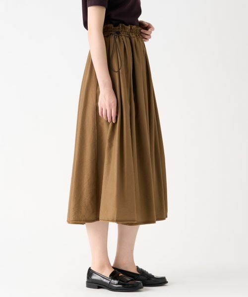 LANVIN COLLECTION / ランバン コレクション ロング・マキシ丈スカート | シルクブレンドギャザースカート | 詳細3