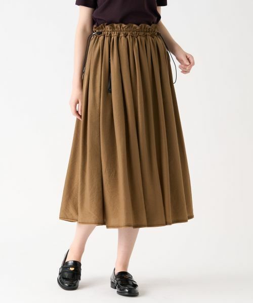 LANVIN COLLECTION / ランバン コレクション ロング・マキシ丈スカート | シルクブレンドギャザースカート | 詳細4