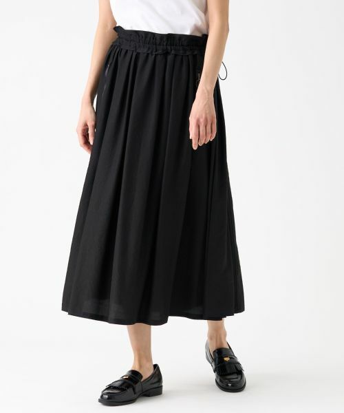 LANVIN COLLECTION / ランバン コレクション ロング・マキシ丈スカート | シルクブレンドギャザースカート | 詳細8