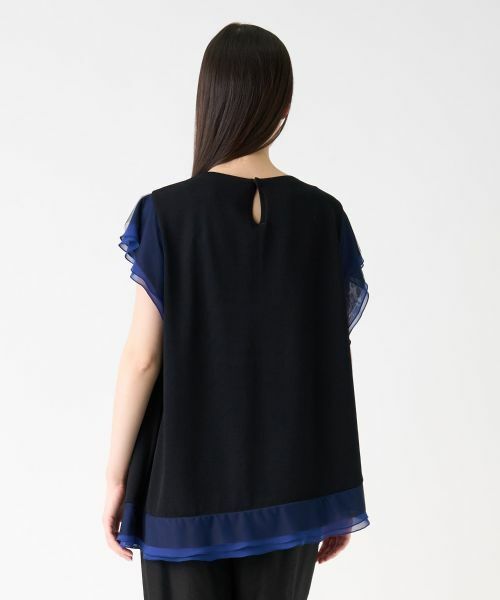 LANVIN COLLECTION / ランバン コレクション ニット・セーター | 袖フリルニット | 詳細10