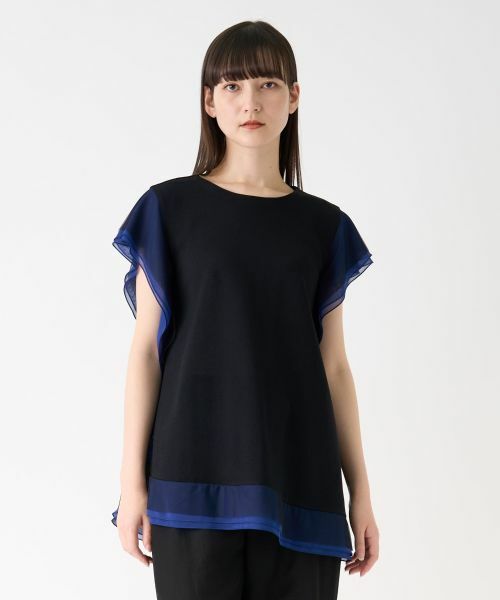 LANVIN COLLECTION / ランバン コレクション ニット・セーター | 袖フリルニット | 詳細12