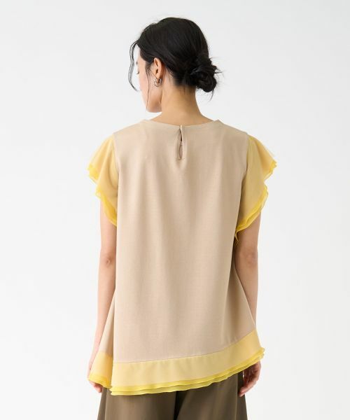 LANVIN COLLECTION / ランバン コレクション ニット・セーター | 袖フリルニット | 詳細3