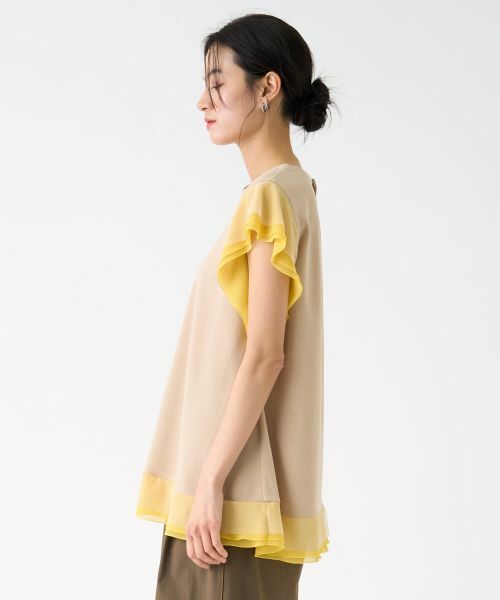 LANVIN COLLECTION / ランバン コレクション ニット・セーター | 袖フリルニット | 詳細4