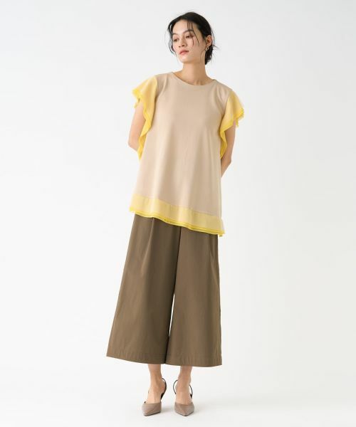 LANVIN COLLECTION / ランバン コレクション ニット・セーター | 袖フリルニット | 詳細6