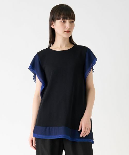 LANVIN COLLECTION / ランバン コレクション ニット・セーター | 袖フリルニット | 詳細8