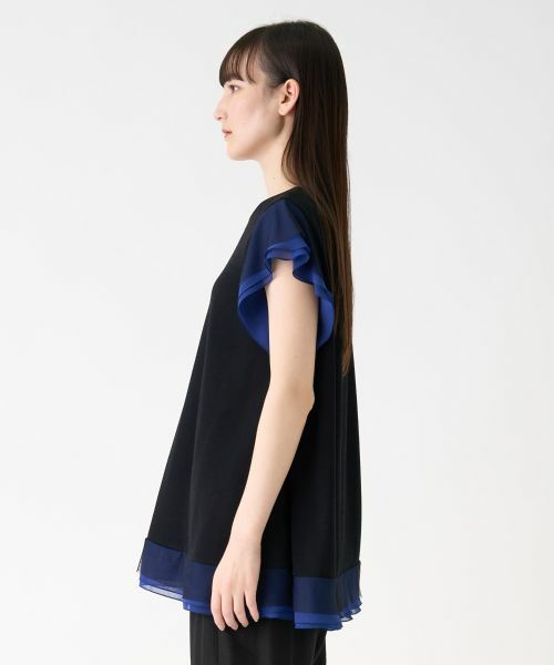 LANVIN COLLECTION / ランバン コレクション ニット・セーター | 袖フリルニット | 詳細9