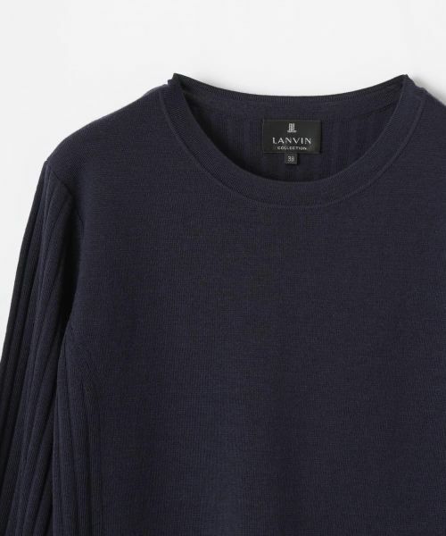 LANVIN COLLECTION / ランバン コレクション ニット・セーター | クルーネックリブセーター | 詳細2