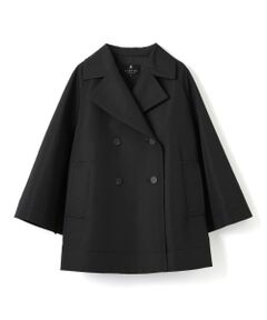 LANVIN COLLECTION - LANVIN COLLECTION ランバン　ウール切り替えダウンコート　38 我が道を行く独創的エレガンス干場が今季注目するブランドLANVIN