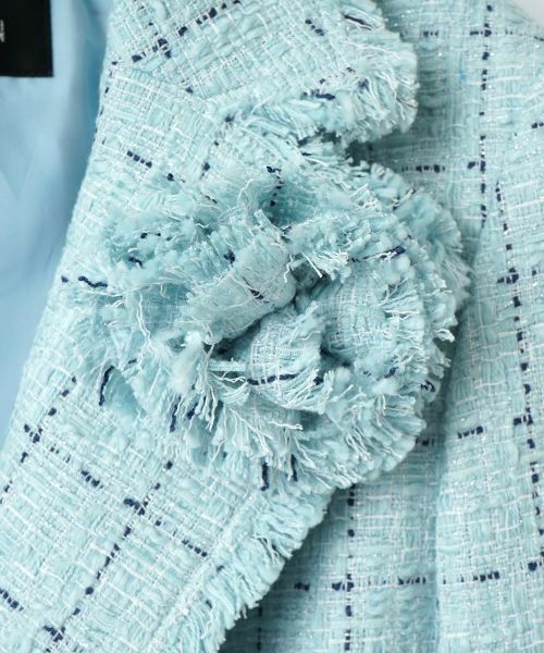 LANVIN COLLECTION / ランバン コレクション テーラードジャケット | チェックツィードジャケット | 詳細4