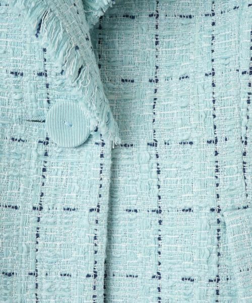 LANVIN COLLECTION / ランバン コレクション テーラードジャケット | チェックツィードジャケット | 詳細5