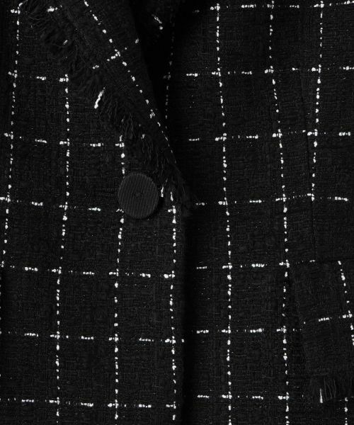 LANVIN COLLECTION / ランバン コレクション テーラードジャケット | チェックツィードジャケット | 詳細7