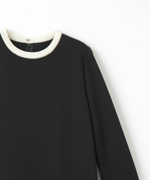 LANVIN COLLECTION / ランバン コレクション ドレス | パイピングニットワンピース | 詳細2