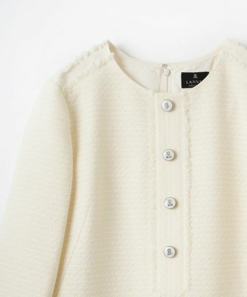 LANVIN COLLECTION / ランバン コレクション ドレス | ファンシーツィードワンピース | 詳細12